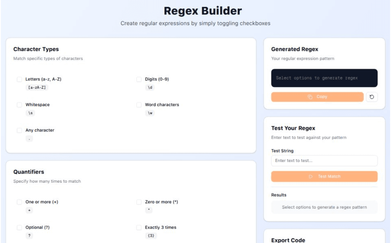 Regex Builder